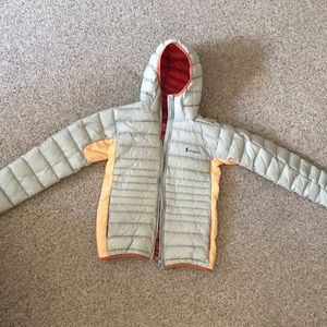 Cotopaxi Down hooded winter jacket